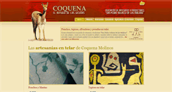 Desktop Screenshot of coquenamolinos.com.ar